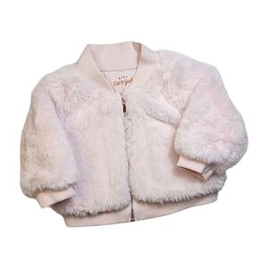 Baby Girl Cat and Jack Faux Fur Bomber Jacket